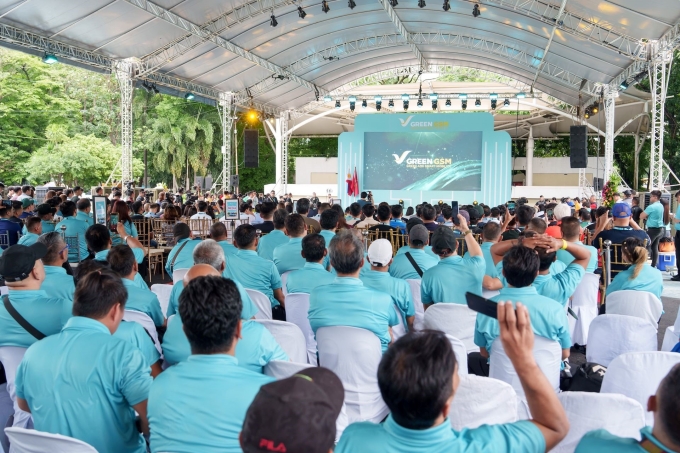 Đội ngũ tài xế Green GSM tại Philippines.