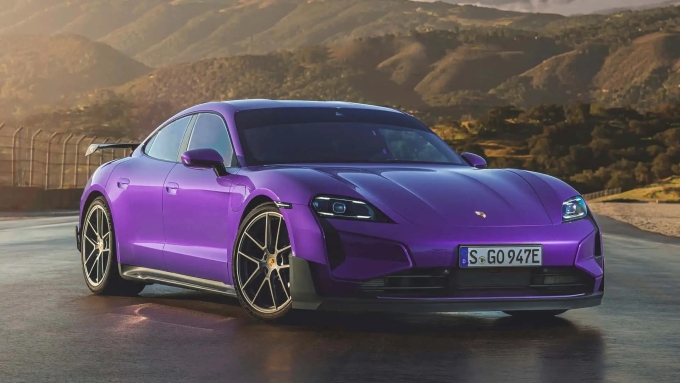 Xe điện Porsche Taycan 2025.