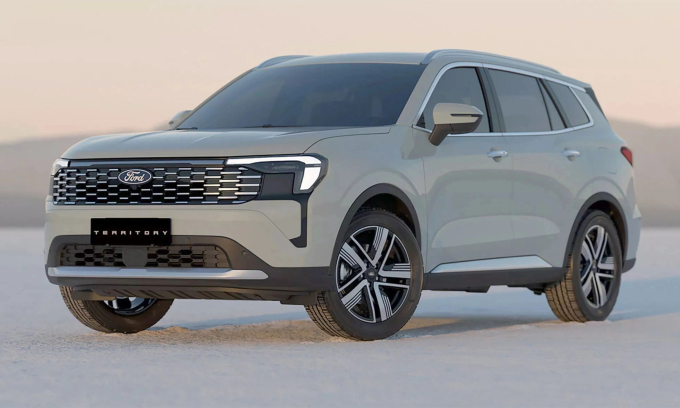 Territory facelift trên thị trường quốc tế. Ảnh: Ford