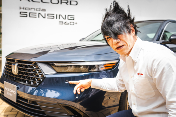 Shotaro Odate bên mẫu xe mới