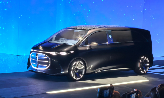 Hãng Đức Mercedes ra mắt mẫu Vision V concept tại triển lãm Thượng Hải.
