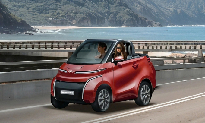 Bản dựng thiết kế mẫu Nano S05 EV.