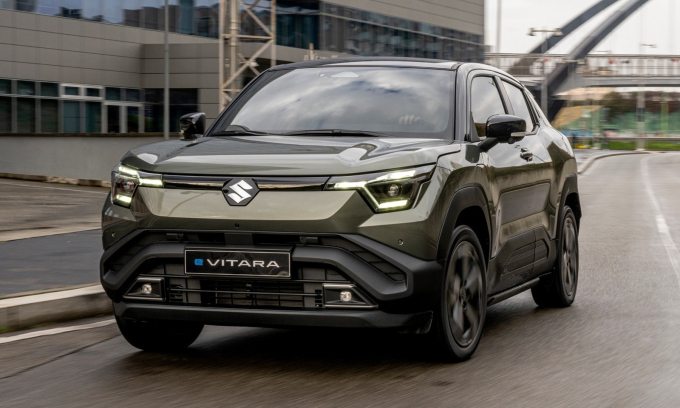 Hình ảnh mẫu e Vitara trên website của Suzuki Đức.
