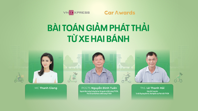 Tọa đàm Giải Pháp Giảm Phát Thải Cho Xe Hai Bánh diễn ra vào 15h, ngày 24/7.