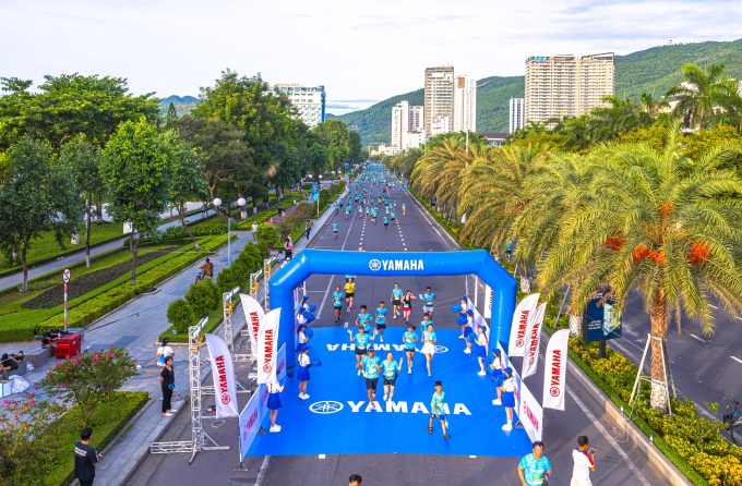 Runner chạy qua khu vực Yamaha Zone.