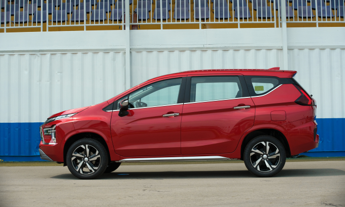 Mẫu xe MPV cỡ nhỏ tại một khu du lịch ở TP HCM.