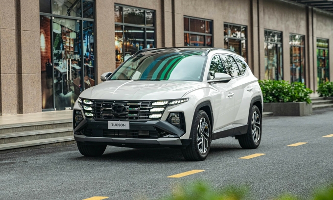 Tucson bản nâng cấp giữa chu kỳ. Ảnh: HTC